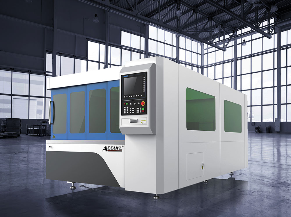 ACCURL IPG 700w Sheet Metal Laser Cutting Machine with China Fiber