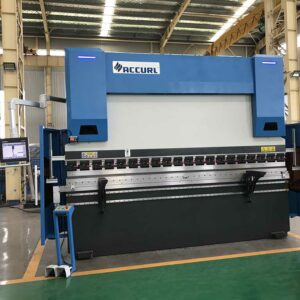 ACCURL 4 Axis Hydraulic CNC Press Brake 250 ton x 4000 mm with DELEM DA58T 2D Graphical System and CNC Crowning
