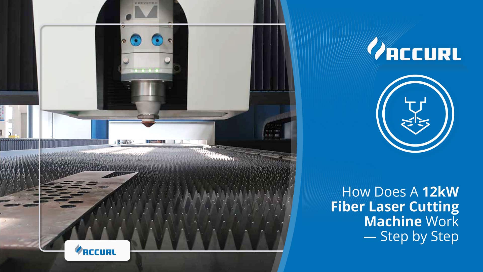 How Does A 12kW Fiber Laser Cutting Machine Work — Step by Step