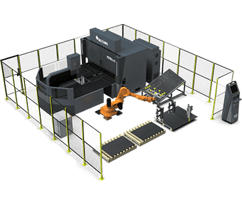 Robotic Bending Cell For Panel Bender