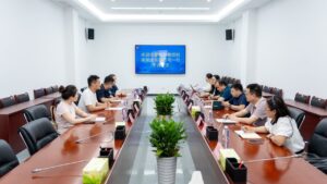 Cooperating with Maanshan University Research Teams